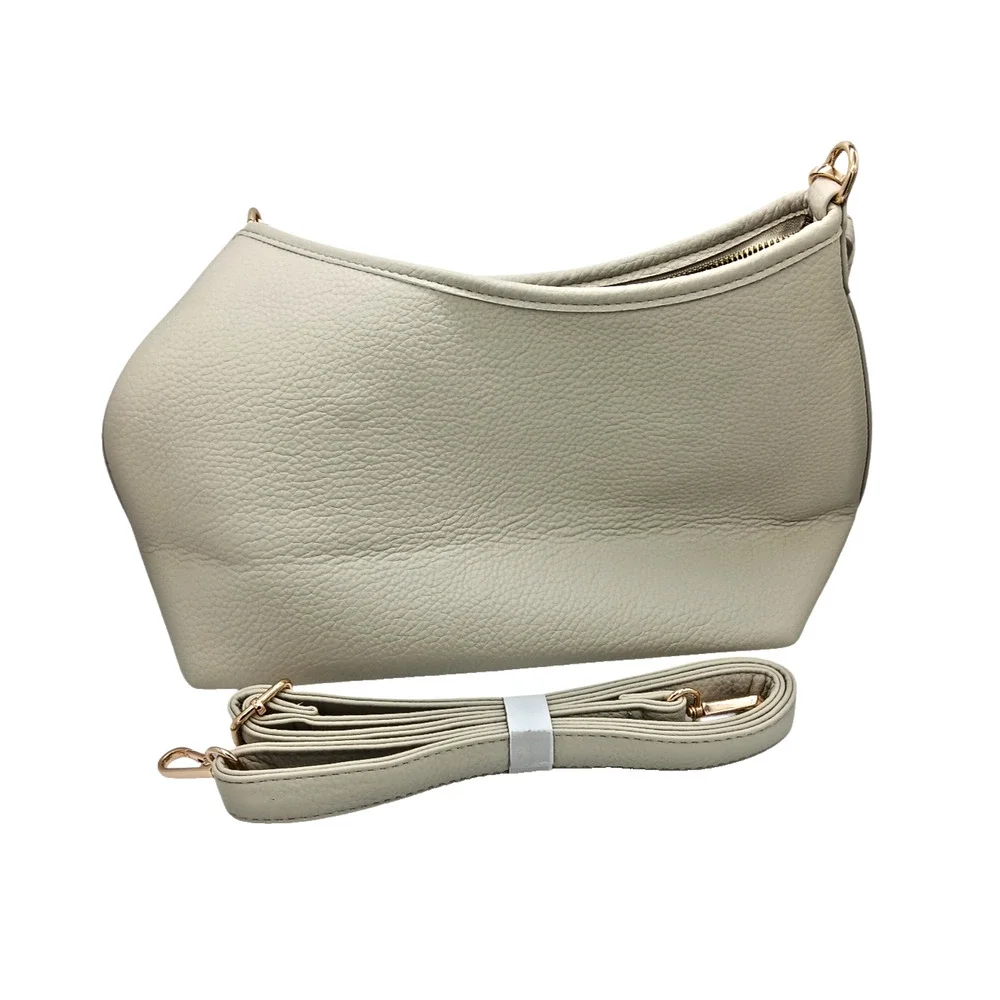 Eslcorri Hobo Cream Bag for Women, PU Leather
